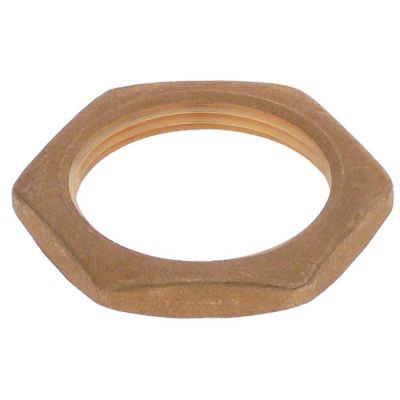 hexagonal nut 1½" brass WS 60 H 8 mm - Code 520212