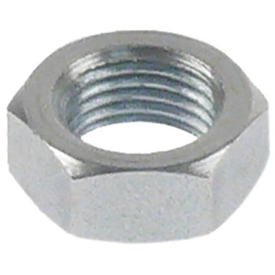 Piulita M10x1 din otel zincat, grosime 6 mm, hexagon 14 mm - 520231