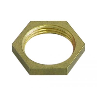 Piulita 1", grosime 6 mm, hexagon 47 mm, din alama - 520233