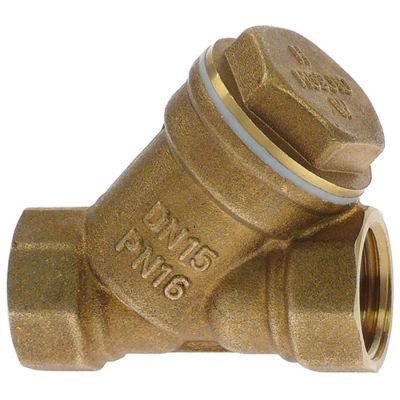 Filtru de apa ½", L 65 mm, cu filtru demontabil pentru curatire - 520261