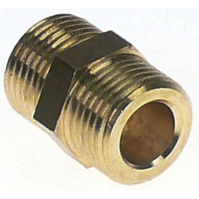 Nilplu dublu 1/2" - 1/2", din alama - 520664