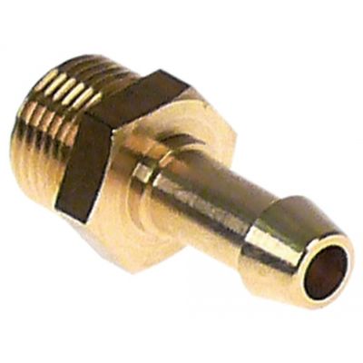 Racord pentru furtun 3/8", stut ø 9 mm, din alama - 520675