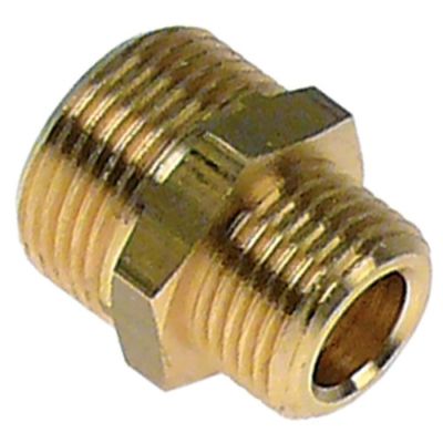 Niplu de alama, filet ½" , filet ¾" - 520685