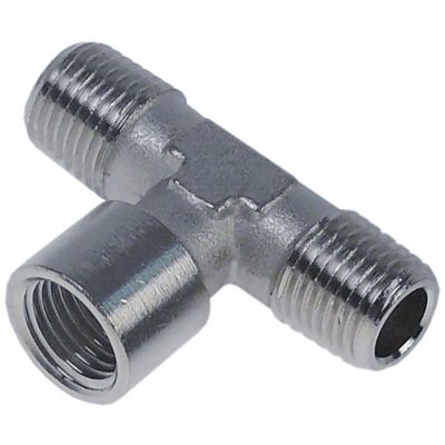 Racord T, 2 x filet ext 1/4"" + 1x filet int 1/4"" -  520801