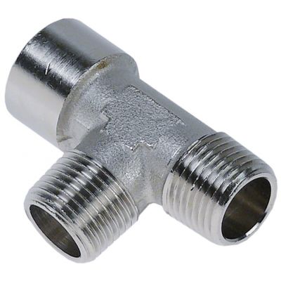 Racord T, 2x filet ext ½" + 1x filet int ½" - Cod 520807