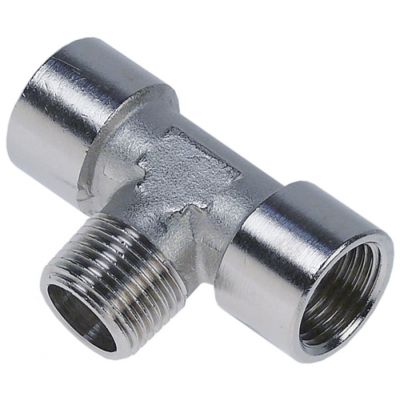 Racord T, 2x filet int ½" + 1x filet ext ½" - Cod 520811