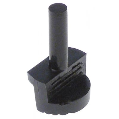 Buton pentru inel de reglare L 36 x 22 mm, ax ø 6,2 mm, lungime ax 23 mm - 525068