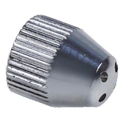 Duza teava de abur - steamer cu 4 orificii ø 1,5 mm, filet M10x1 mm, L 14 mm, din alama cromata - 525099