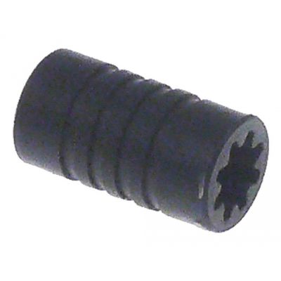 Manson de protectie pentru teava steamer ø 10 mm, ext. ø 15 mm, L 28 mm, din silicon - 526743