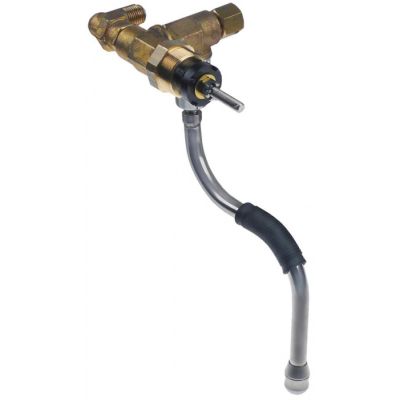 Robinet de abur montare in partea dreapta, intrare 3/8", teava L 150 mm, ø 10 mm, filet ax M6 - 526776