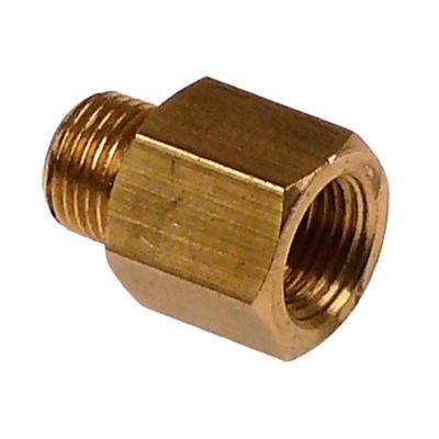 Racord de alama, filet int. 1/8", filet ext. 1/8", pentru electrod de nivel - 527188