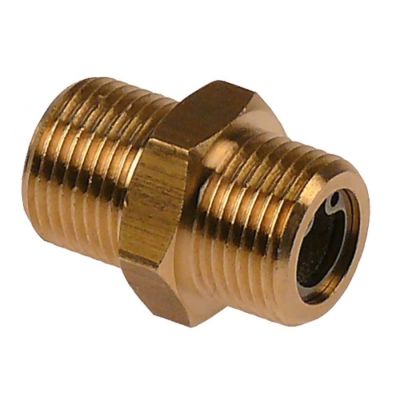 Niplu 3/8" - 3/8" cu filtru integrat, din alama - 527190