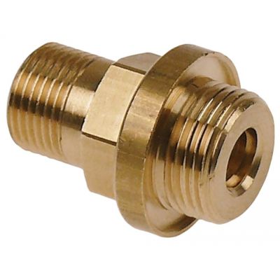 Robinet de abur/apa, 3/8", AG-1/2 ET, L 36mm - 527199