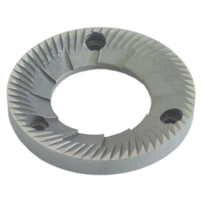 grinding burrs pair turn direction left D1 ø 84 mm ID ø 45 mm H 10,3 mm tooth spacing 4 mm - Code 527214