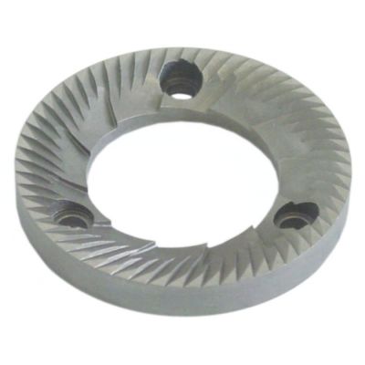 grinding burrs pair turn direction left D1 ø 75 mm ID ø 43 mm H 10,6 mm tooth spacing 4 mm - Code 527236