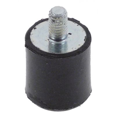 pied kit M6 ø 20 mm H 23 mm thread length 10 mm Qty 4 pc - Code 527271