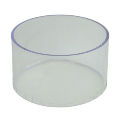 glass cylinder ø 132 mm H 75 mm plexiglas - Code 527326