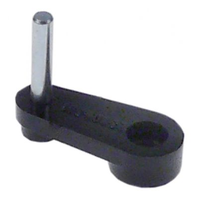 push button for setting ring L 34 mm W 14 mm shaft ø 4 mm shaft length 19 mm - Code 527452