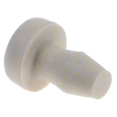 stopper for lever D1 ø 17 mm D2 ø 7 mm H 4 mm rubber - Code 527499