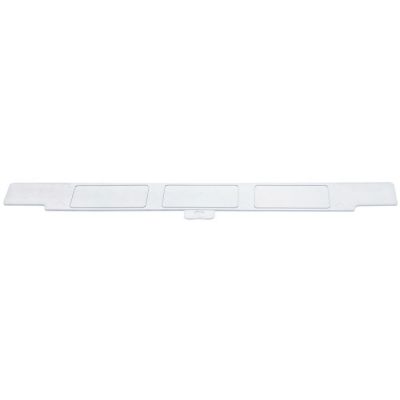 glass plate for dosing container L 370 mm H 43 mm plexiglas - Code 527585