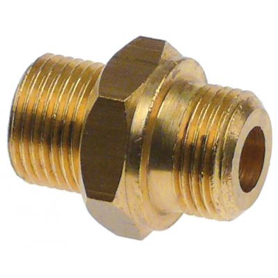 double nipple T1 3/8" T2 3/8" int. ø 1 8,3 mm - Code 527856