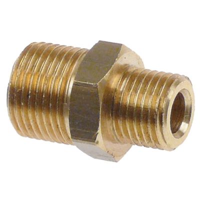 double nipple T1 1/4" T2 3/8" int. ø 1 7 mm - Code 527865