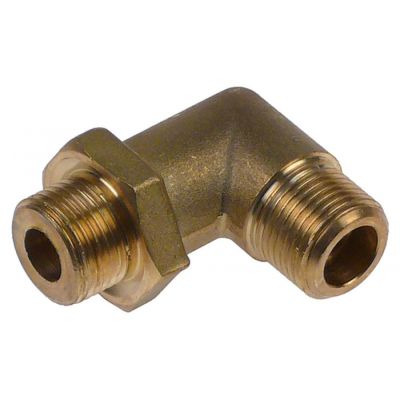 angle piece T1 3/8" T2 3/8" int. ø 1 8,2 mm int. ø 2 10 mm L 25 mm brass - 527982