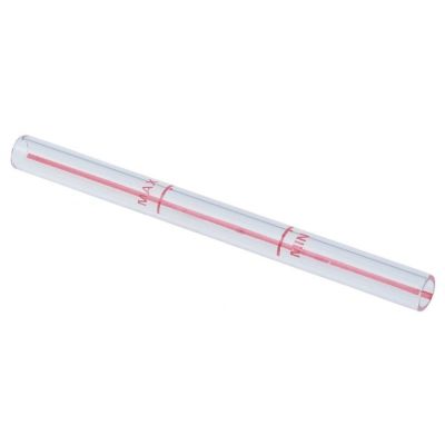 Tub - sticla de nivel ø 11 x 8 mm, H 140 mm, cu marcaj Min / Max - 527990