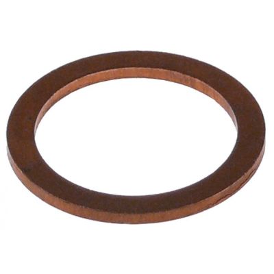 flat gasket copper D1 ø 25 mm D2 ø 19,3 mm thickness 1,5 mm - 527994