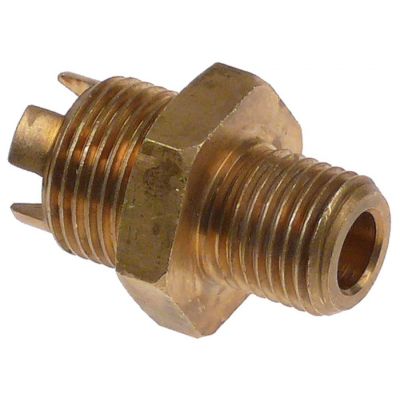 screw connection 1/4" T1 3/8" L 32 mm WS 21 ID ø 7 mm brass - 527998