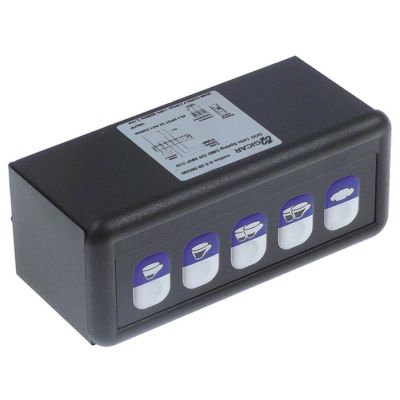 Tastatura cu 5 butoane, 230 V, 45,5 x 117 mm, fara sonda, GICAR 9.5.28.59G00, Expobar - 529967