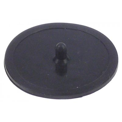 Membrana ø 50 mm, H 2,5 mm, pentru portfiltru, spalare grup-cap masina de cafea, set de 10 bucati - 529974