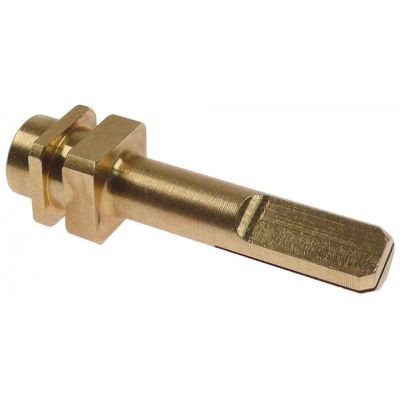 Ax pentru valva de gaz, L 49 x 12,4 mm, ax ø 8x6.5 mm - 530532