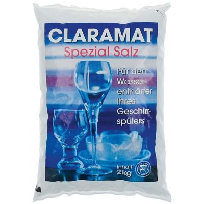 Sare pentru regenerare CLARAMAT 2 kg, granulatie mare, pentru masina de spalat vase - 530629