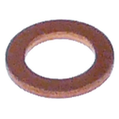 garnitura plana cupru DE ø 10mm DI ø 6mm grosime material 1mm P 10bucată