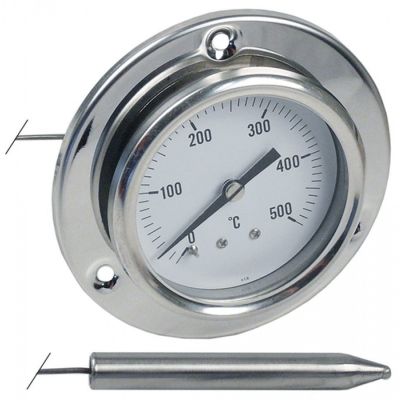 Termometru cuptor 0 - 500°C, montare ø 60 mm, senzor ø 10 x 63 mm, capilar 1000 mm - 541235