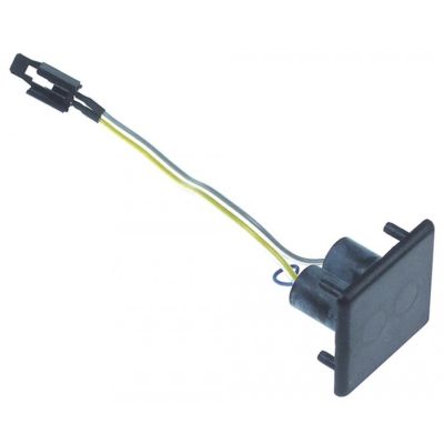 fotocelula stânga pătrat racord negru L 40mm L 25mm Î 40mm pentru dozatorul de înghețată