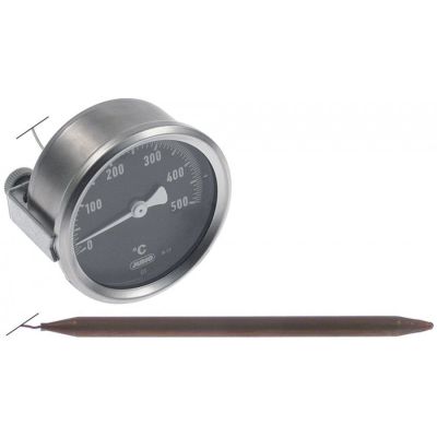Termometru cuptor 0-500 °C, montare ø 60 mm, senzor ø 8 x 145 mm, capilar 450 mm - 541900