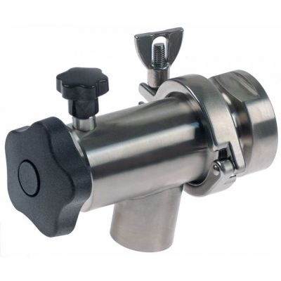 Robinet de golire - canea din inox, filet int. 1 1/2", L 160 mm, etansare cu oring - 541954