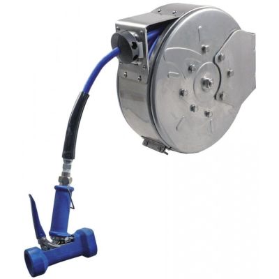 Ruleta de perete pentru furtun 9 m, racord 3/8", furtun ø 13x17 mm - 542070