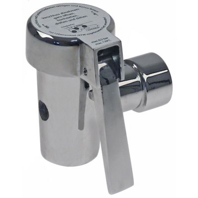 robinet de golire (canea) FI 1¼\" cu etanșare conică alpaca racord fixat