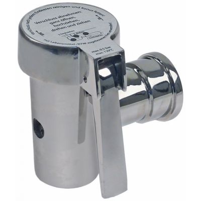 Robinet de golire - canea cu etansare conica, filet 1½", din aliaj nichel argint - 542082