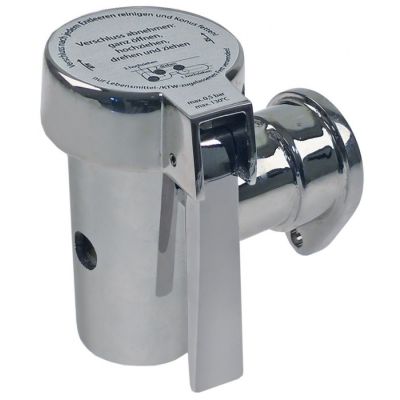 robinet de golire (canea) ø 59mm cu etanșare conică A 120mm B1 65mm alpaca