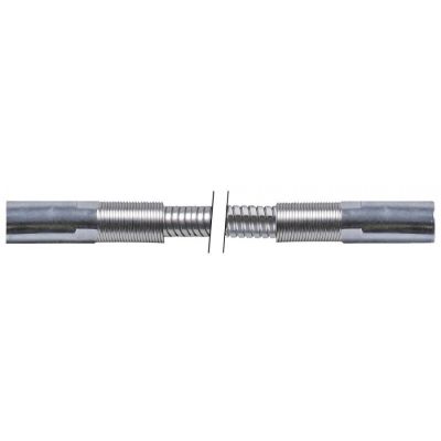 furtun de dus racorduri 1/2\" L 1075mm oțel inoxidabil presiune de lucru 10bar