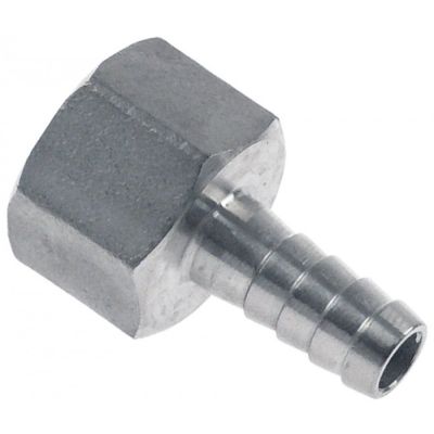 Racord de INOX, filet 1/2", furtun ø 10 mm - 542145