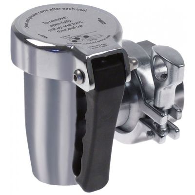 Robinet de golire (canea), filet interior 1 1/4", etansare conica, din alamă cromată - 542188