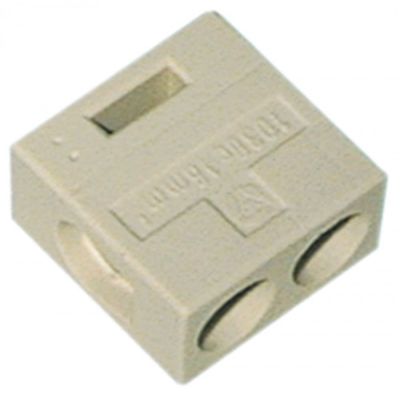 Clema de legatura ceramica (portelan) pentru conductor 16 mm², max. 76 A, max 400 V, 28 x 15 x 28 mm - 550126
