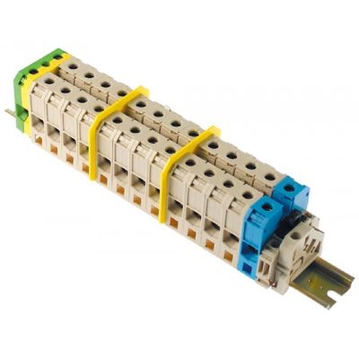 rail-mounted terminal block