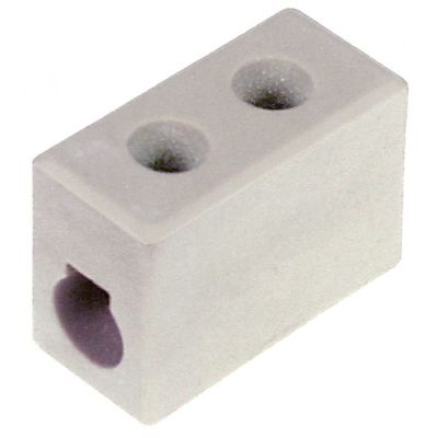 Clema ceramica de legatura, 6 mm², max. 30A, max 450V, L 25x12 mm, H 20 mm - 550594