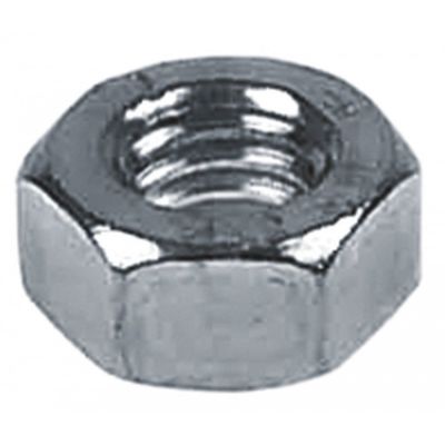 Piulita inox M6, grosime H 5 mm, hexagon 10 mm, standard DIN 934 / ISO 4032/8673 - 560278